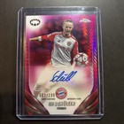 Lea Schuller 2023-24 Topps Chrome UEFA Women's Pink Hyper Refractor Auto /199