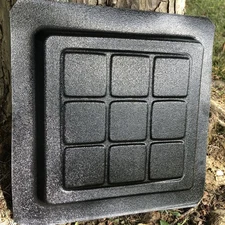 Square Stone Paver Style Mold, Concrete, Cement Stepping Stone Mold