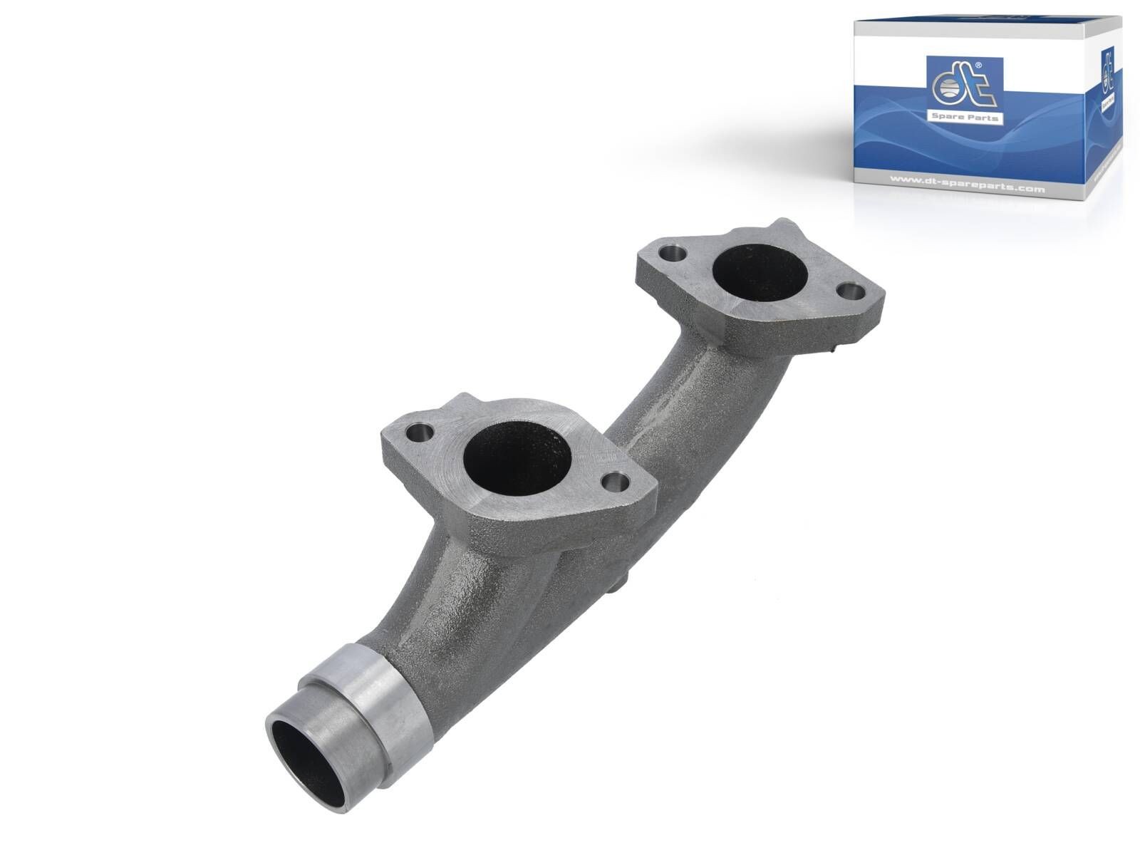 Collecteur d'échappement DT Spare Parts 1.12677 en fonte robuste
