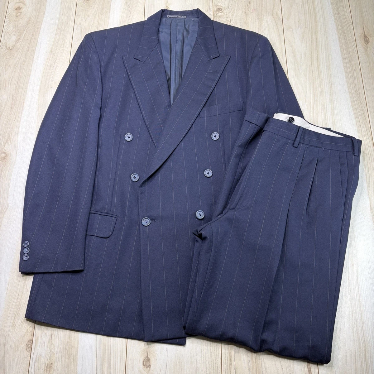 Blue Long Striped Suits & Blazers for Men for sale | eBay