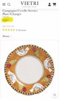 Vietri Hand-Painted Solimene Italian Pottery Campagna Chicken Bird Dinner Plate — photo 6