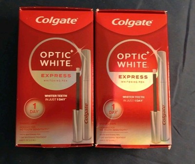 2 Colgate Optic White Express Whitening Pen 2 Pack (BN35)