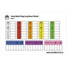 Planner Stickers - Week Day Labels & Strip Label Stickers for Daily Organization