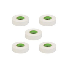 White Hockey Tape 1'' x 18m 5 Roll Pack for Durable Protection