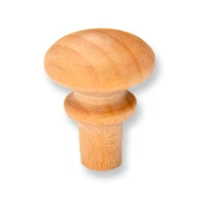 Qty 100 Small Shaker Style Knobs with 1/4" Tenon - 5/8" Diameter  Reproduction