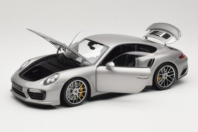 113067126 Porsche 911 991 Turbo S Silver Minichamps 1/18 | eBay