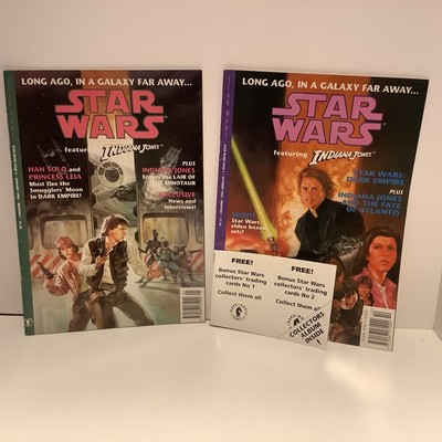 Star Wars Issue 1 & 4 Free Trading Cards Plus Album Dark Horse Comics UK 1992