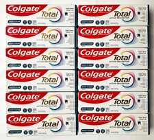 Lot 12 Colgate Total - Deep Clean Antibacterial Toothpaste, 3.3 Oz Each - 2027