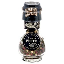 All Natural Spice Grinder Four Seasons Peppercorns , 1.23 Ounce Jars Pack of 3 