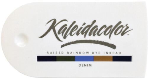 KALEIDACOLOR Raised Rainbow Dye Ink Pad DENIM 5 Complimentary Colors - 第 1/1 張圖片