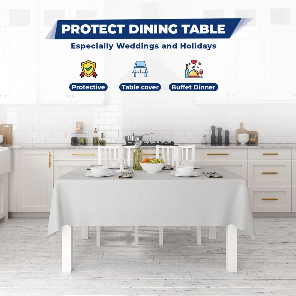 Papel de banquete cubierta de mesa para boda buffet cena fiesta 25M x 1,14M Foto 4 de 4