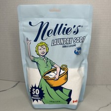 Nellie's All Natural Laundry Soda 50 Loads 1.6 lbs Brand New