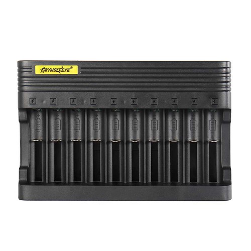 10 Slot Battery Charger 3.7V Li-Ion Cell Charging For 26650 18650 16340 14500 - Picture 9 of 9