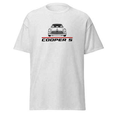 Premium T-Shirt For Mini Cooper S Classic 1967 Car Fans Birthday Gift Tee Shirt