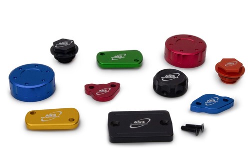 AS3 REAR BRAKE RESERVOIR COVER for SUZUKI RM 125 250 04-08 RMZ 250 450 07-22 - Picture 4 of 4