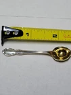 Towle 2 1/2" Sterling Individual Salt Spoon Goldwash