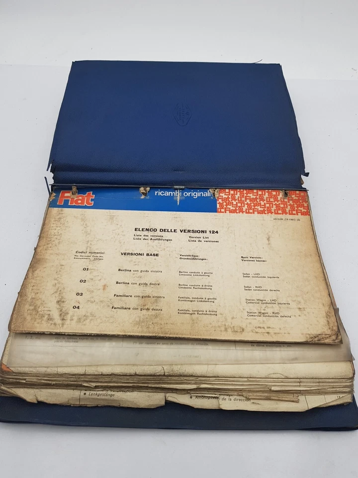 Manuale officina catalogo generale delle parti di ricambio Fiat 124 edizione '67 - Immagine 4 di 4