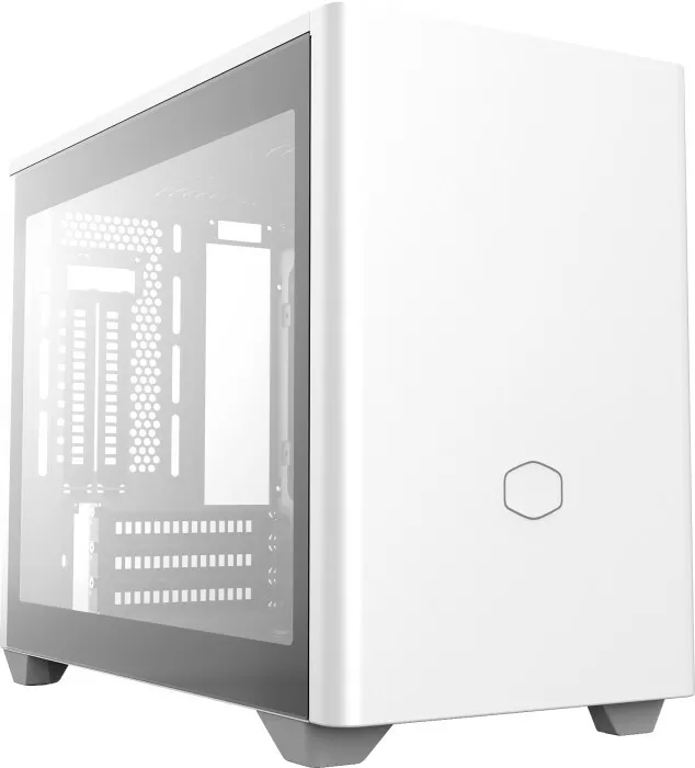 Cooler Master MASTERBOX NR200P White Mini-ITX Computer Case with Tempered Glass