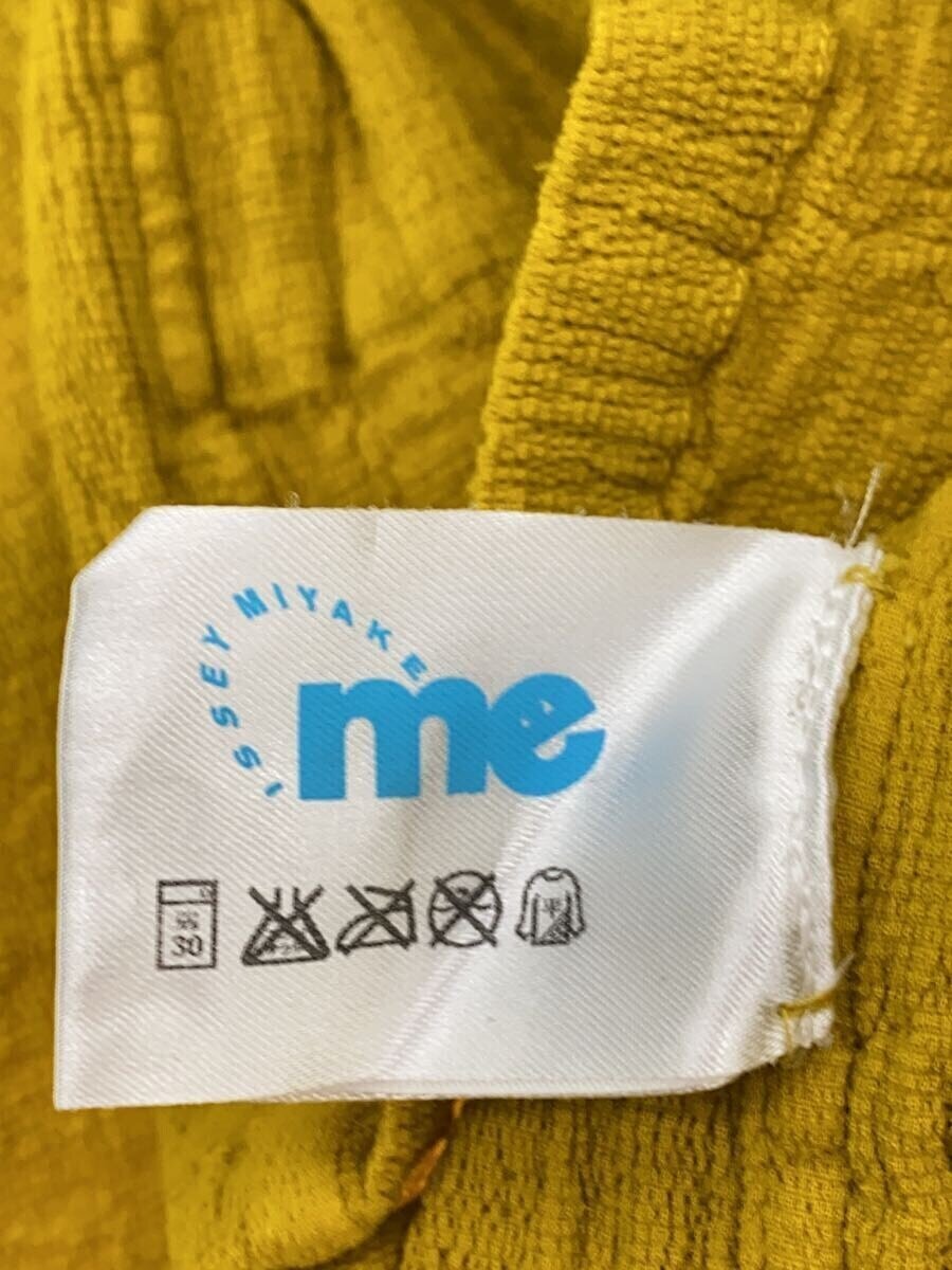 me ISSEY MIYAKE◆カーディガン(薄手)/FREE/コットン/YLW/MI14FR331/黄色/ノースリーブシャツ me ISSEY MIYAKE ◇ Cardigan (thin) / FREE / Cotton / YLW