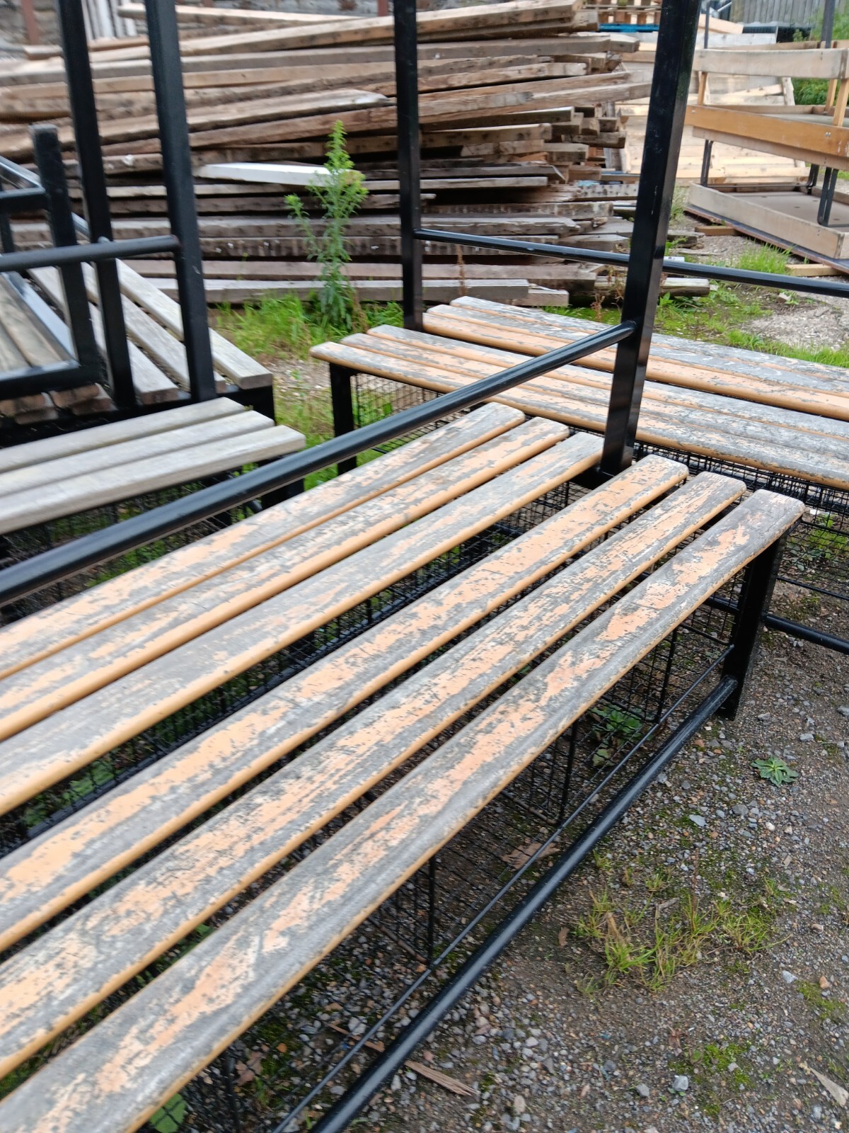 VINTAGE SCHOOL GYM BENCHES eBay