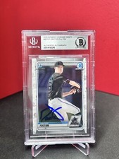 2020 1st Bowman Chrome Draft BGS Authentic Auto Daxton Fulton