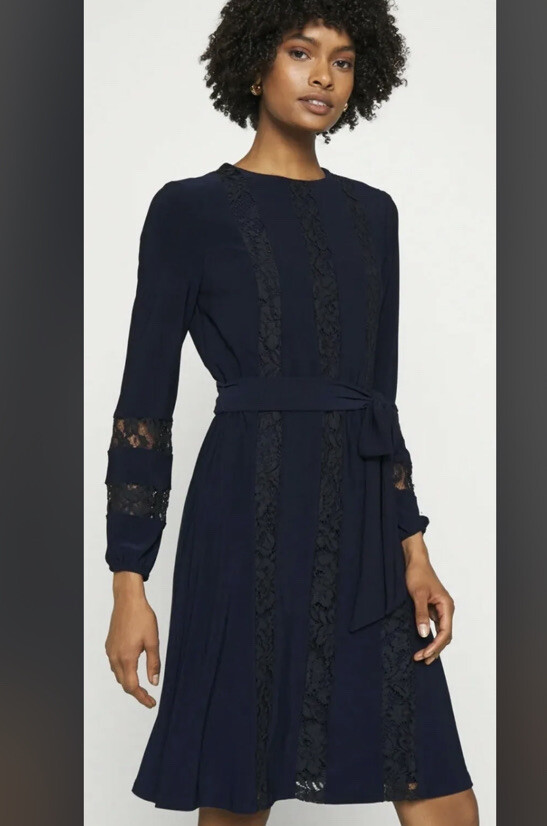 Lauren Ralph Lauren Size 10 Women's Black Label Long Sleeve Lace Cocktail Dress | eBay Lauren Ralph Lauren Size 10 Women's Black Label Long Sleeve Lace Cocktail Dress | eBay