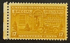 Travelstamps: 1944 US Stamps Scott #E18 17c  Motorcycle Harley-Davidson MNH OG