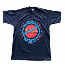 Camisa Vintage 1991 Pantalla Estrellas Grande Puntada Única Compra Hecha en Estados Unidos Usada en Excelente Condición