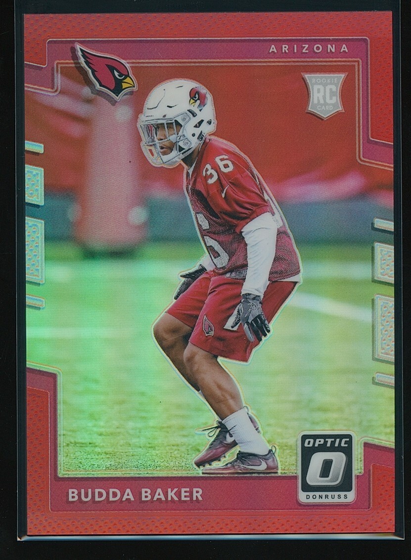 Budda Baker 2017 Donruss Optic Rookies Red Prizm /99 Rookie RC #149