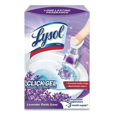 Lysol Click Gel Automatic Toilet Bowl Cleaner, Lavender Fields, 6 Applicators
