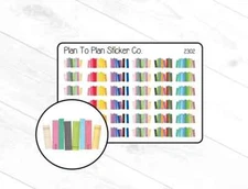 2302~~ Books Planner Stickers.