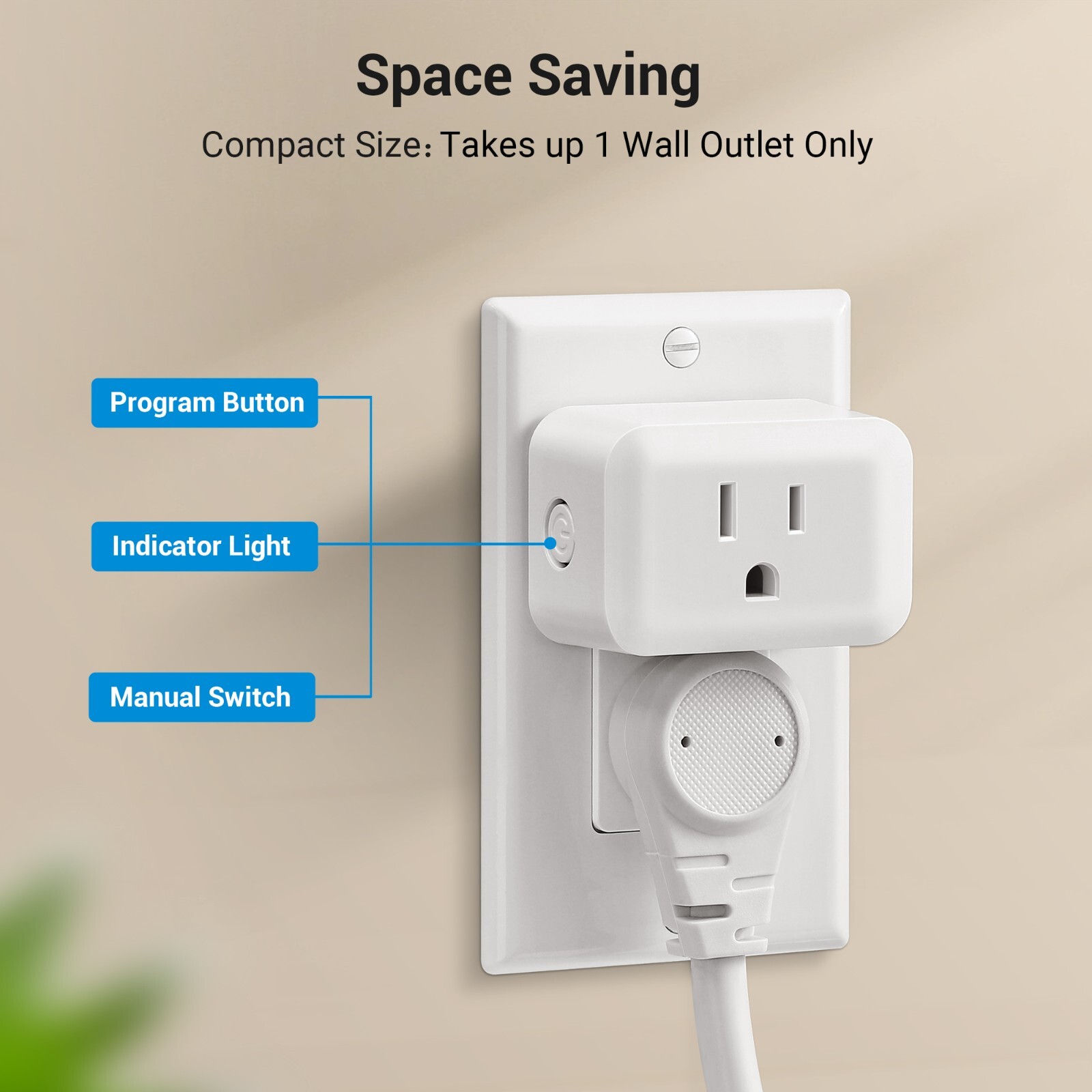 DEWENWILS Wireless Remote Control Outlet, Programmable and Expandable Electrical