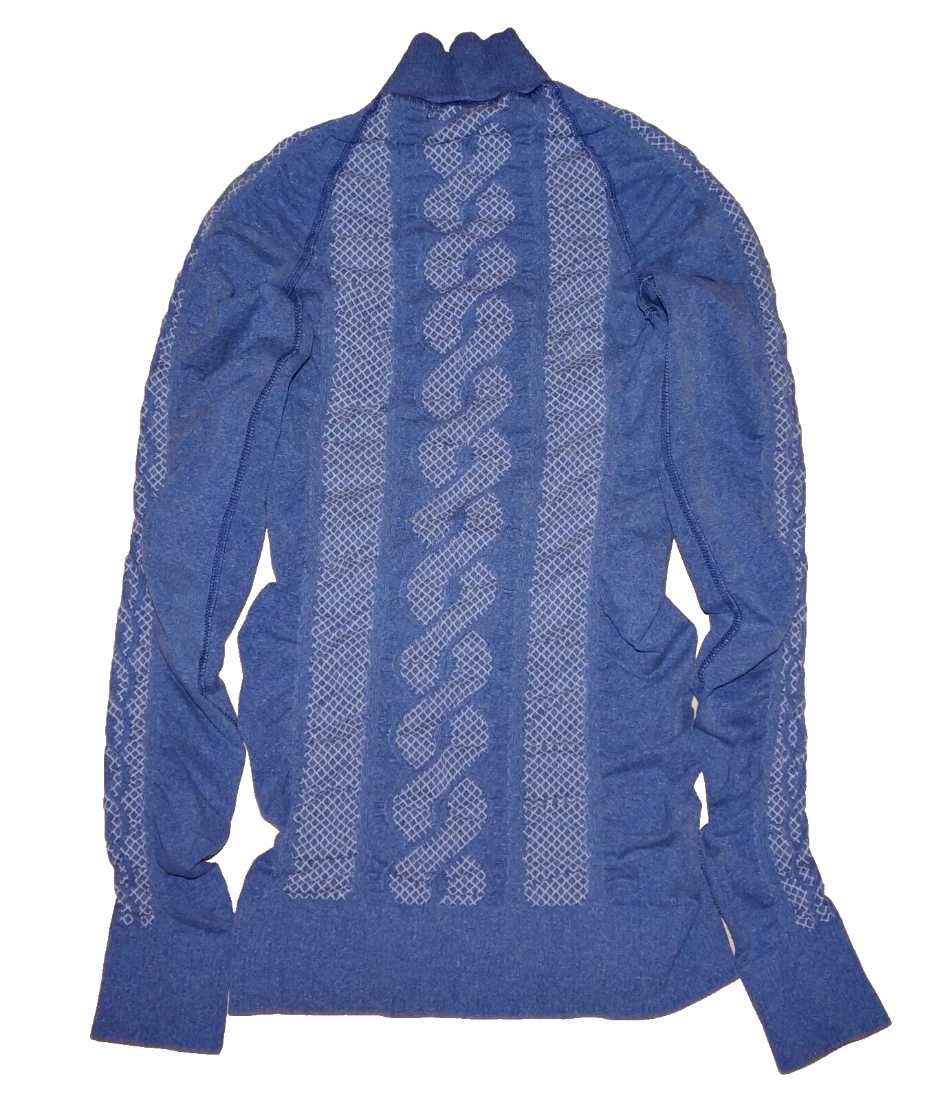 athleta vintage stretch knit long sleeve athletic shirt