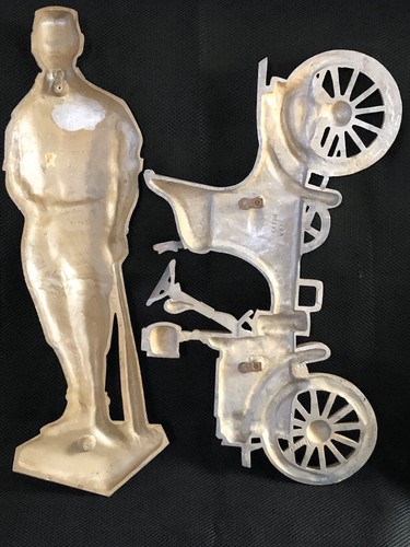 Vtg 1960’s SEXTON 3D Cast Metal Truck & Baseball Player Wall Hanging Plaque Art - Picture 2 of 16