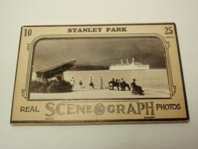 Vintage Vancouver Stanley Park Scene O Graph Real Photos