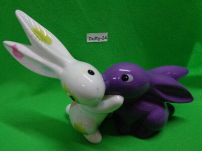 Hase Paar  Bunny de luxe Color Splash 29 x 18 cm von Goebel