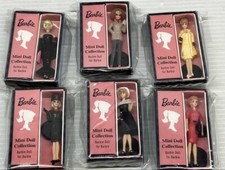 BANDAI Barbie Mini Doll Collection set of 6 u...