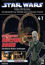 Star Wars Vehicles Collectors Mag #41 Hailfire Droid Diecast MINT