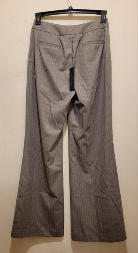 Donna Karan Pinstriped Pant Suit Set Gray/ivory Sz M (Sz 6) - Picture 12 of 13