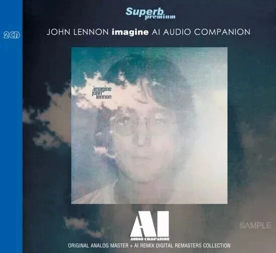JOHN LENNON / AI - AUDIO COMPANION ORIGINAL ANALOG MASTER + AI REMIX 8CD Foto 2 de 4