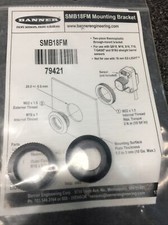 NEW BANNER SMB18FM MOUNTING BRACKET 18mm FLANGE MOUNT KIT, 79421