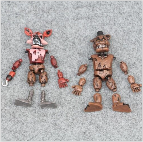 Five Nights at Freddys Nightmare 5" 6er Set Actionfiguren Geschenk Sammlerstück (D) - Bild 3 von 4