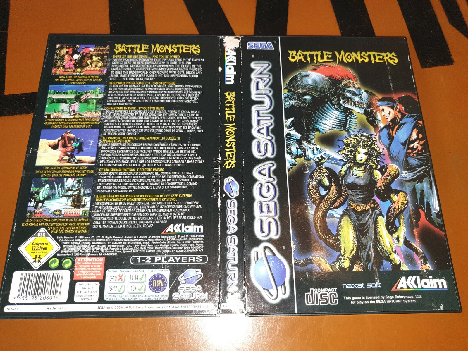 SEGA SATURN - Battle Monsters - CIB