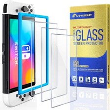 ArmorSuit 3 Pack Tempered Glass Nintendo Switch OLED 2021 Screen Protector USA