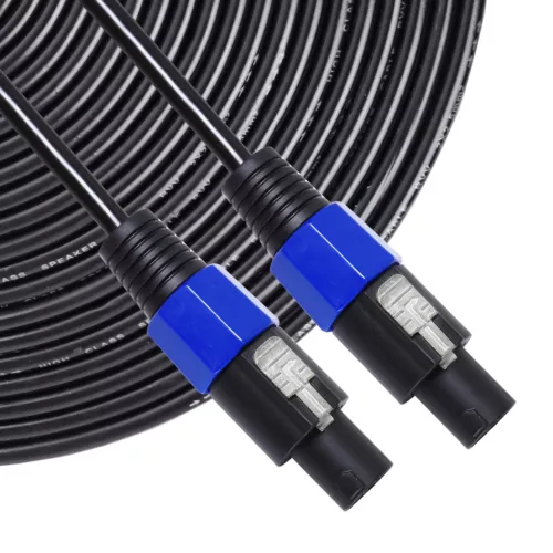 10Ft Speakon to Speakon Plug Cable 16 Gauge Wire Pro Audio DJ Speaker Twist Lock