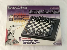 Vintage Excalibur Stiletto II Electronic Chess Game Include Manual Working