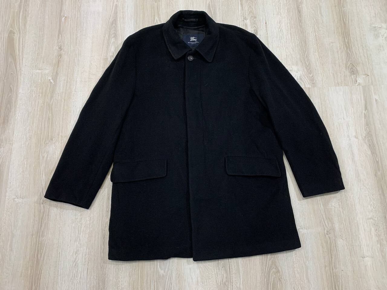 Mens coat jacket Burberry London Size 54 Color Black
