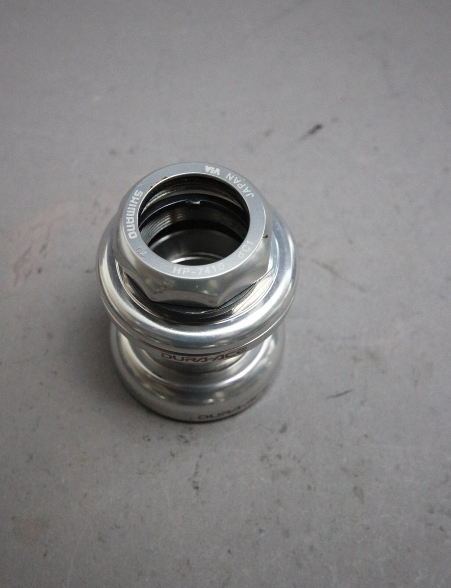 Jeu De Direction Shimano Dura Ace HP 7410 Fileté 1 Pouce, 99g, Années 1990, Argent
