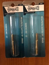 Gunslick Rifle/Pistol Slotted Tip Brass .22-.280 Calibers 43020 - Lot of 2