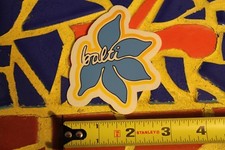 BALTI BALTIERRA Surfboards Blue Yellow Aloha Flower Vintage Surfing STICKER